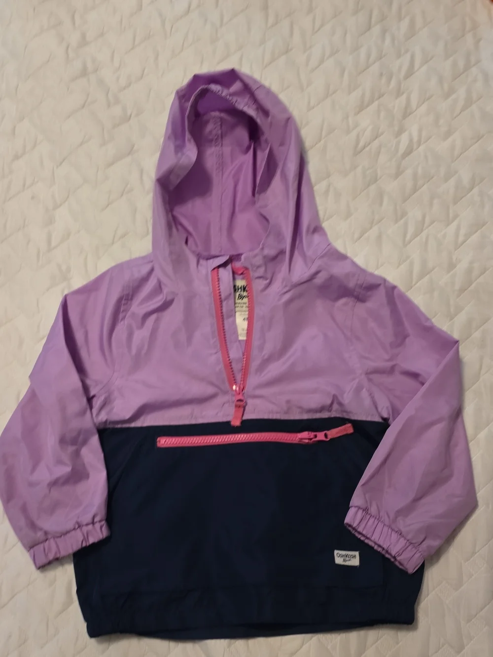 OshKosh B'gosh Pink and Lavender Hooded Jacket